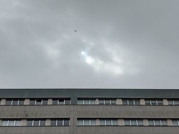 Low angle view of building against sky