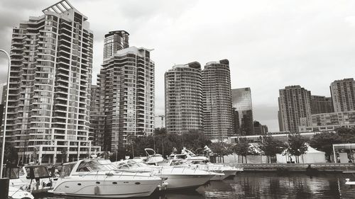 View of buildings in city