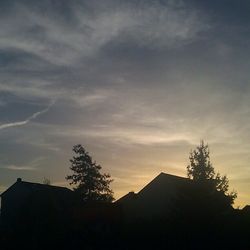 Low angle view of buildings against sky