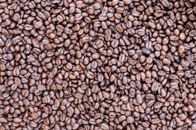 Full frame shot of coffee beans