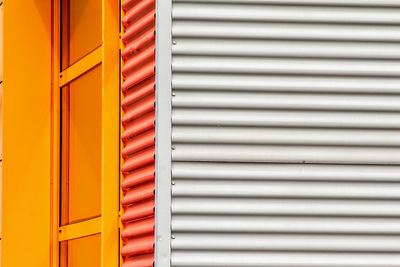 Full frame shot of yellow wall