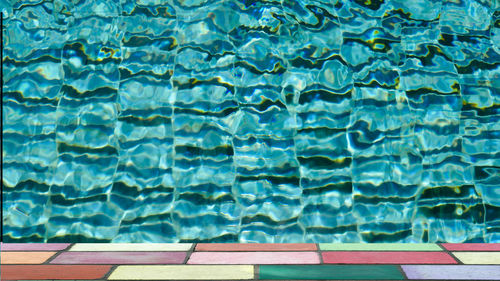 Full frame shot of swimming pool