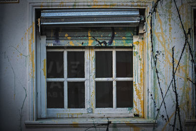 Interior of abandoned building