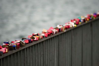 Close-up of multi colored objects
