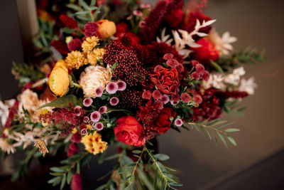 Close-up of red flowering plant