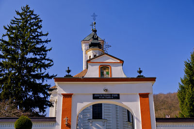 Low angle view of building against sky