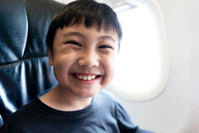 Portrait of smiling boy