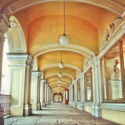 Interior of colonnade