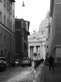 View of buildings in city
