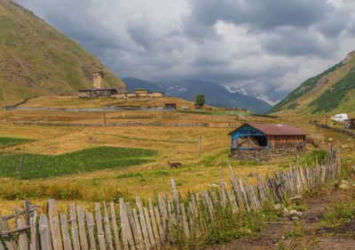 Scenic view of landscape against sky