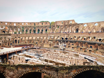 Old ruins against sky