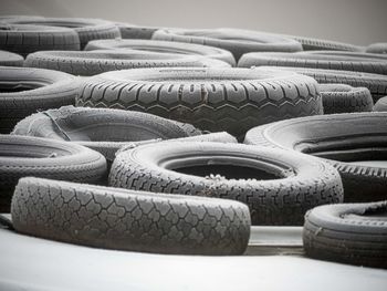 Surface level of tires