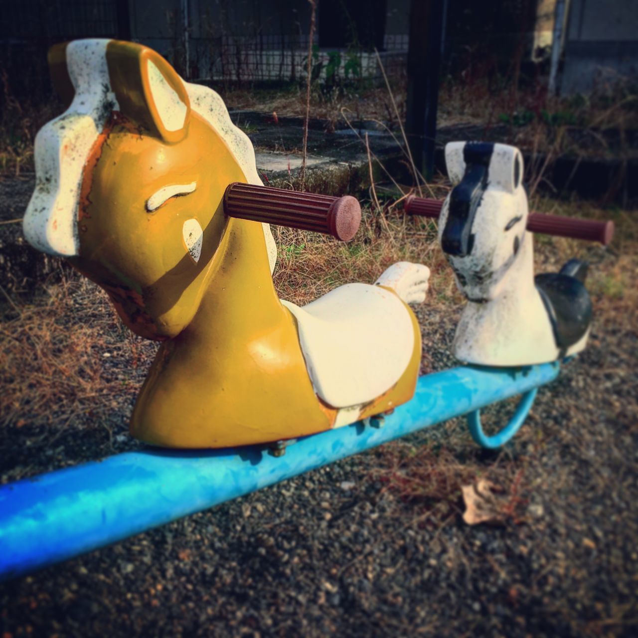 still life, yellow, shoe, plastic, high angle view, abandoned, container, no people, close-up, childhood, day, absence, food and drink, variation, garbage, table, outdoors, toy, selective focus, sunlight