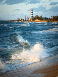 Scenic view of beach