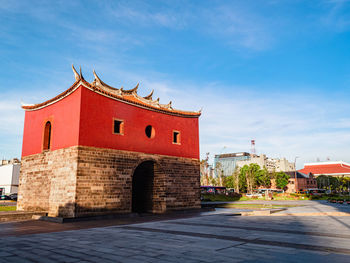 Exterior of building against sky