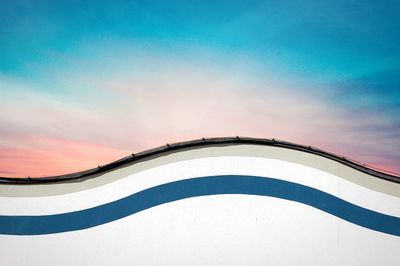 Scenic view of sand against sky