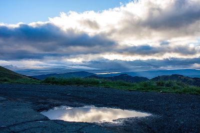Scenic view of landscape against sky