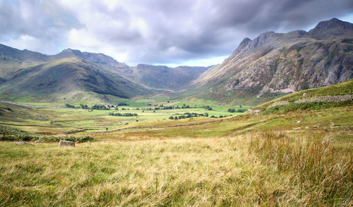 Scenic view of cloudy sky