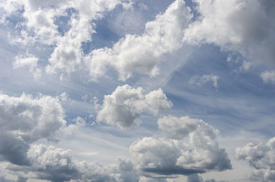 Cloudscape with blue sky