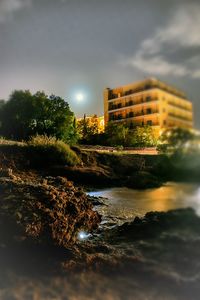 Reflection of clouds in water