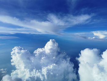 Low angle view of clouds in sky