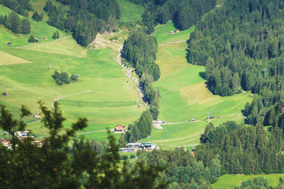 The gondola station of fendels in the tyrolean alps of austria