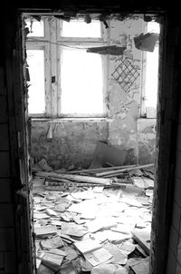 Interior of old building