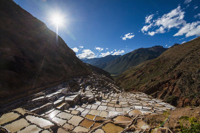 Salinas above urubamba in the sacred valley of the incas, peru