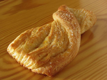 Close-up of bread on table