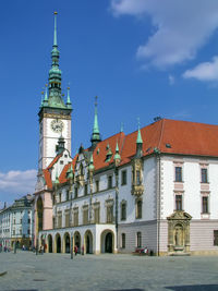 Olomouc town hall on main square, czech republic