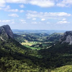 Scenic view of landscape against sky