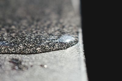 Macro shot of metal wood