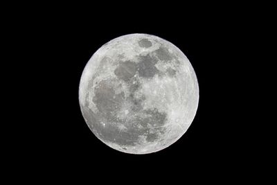 Close-up of moon at night