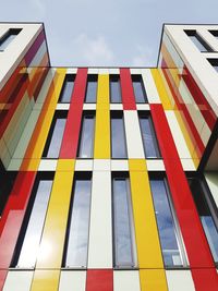 Low angle view of building against sky