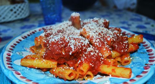 Ragù for sunday lunch as italian lifestyle