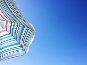 Low angle view of blue sky