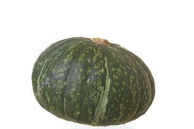 Close-up of pumpkin against white background