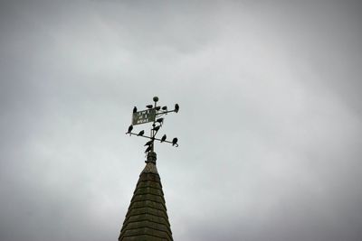 Low angle view of cloudy sky