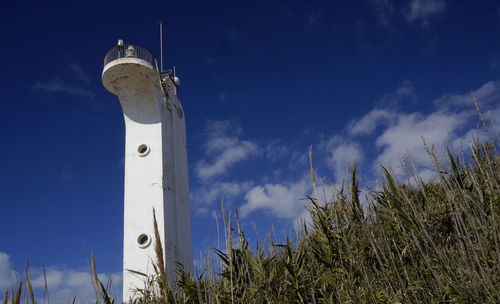 Square build lighthouse, spain