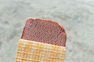 Close-up of ice cream