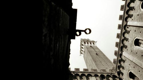 Low angle view of historical building