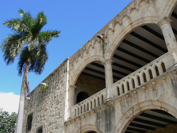 Low angle view of historical building against sky