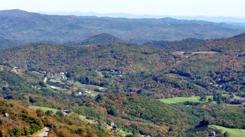 Scenic view of mountains