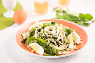 Close-up of salad in plate