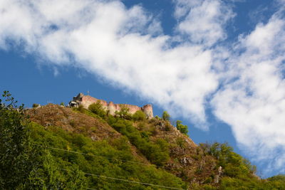 Low angle view of buildings against sky