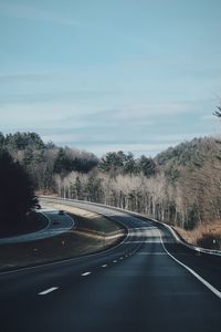 Highway in early spring 