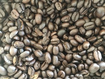 Full frame shot of coffee beans