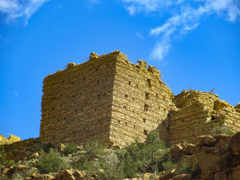 Low angle view of building against sky