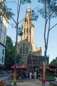 Facade of church