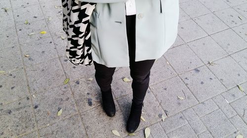 Woman standing in park